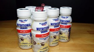 Unboxin Doxin  Equate 24 Nutritional Shakes Plus  Complete Nutritional Drink Vanilla Flavor [upl. by Elraet]