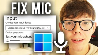 How To Fix Mic Not Working On PC  Full Guide [upl. by Nimajaneb]