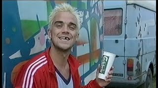 Robbie Williams  at Glastonbury 1995 4K [upl. by Yaker]