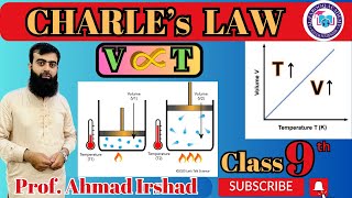 56 Charle’s Law  Definition  Relation  Equation  Experimental Verification  Chemistry Class 9 [upl. by Alpers241]