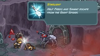 Starlight  Help Fredo and Sammy Escape the Giant Spider  Kingdom Rush 5 Alliance Achievement [upl. by Kironde474]