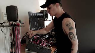 Digitone II Tr8s Eurorack  Deep techno live session [upl. by Trillby]