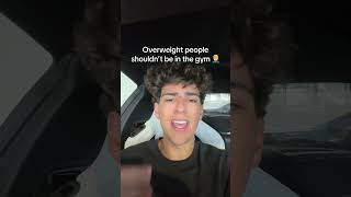 Overweight people shouldn’t be in the gym 🤦‍♂️ weightloss [upl. by Clova]