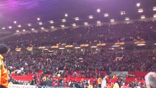 Ajax fans singing Old Trafford [upl. by Mathias]