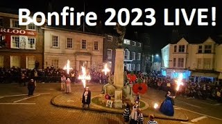 Lewes Bonfire 2023 Live [upl. by Anihpled]