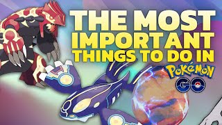 THE MOST IMPORTANT THINGS TO DO IN POKÉMON GO 2023 Returning Player’s Guide [upl. by Wilbert260]