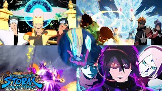 ALL NEW TEAM ULTIMATE JUTSUS AND DLC IN NARUTO X BORUTO STORM CONNECTIONS HD [upl. by Beata]