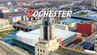 Rochester New York 🇺🇸 4K Aerial Drone Footage [upl. by Ambler336]