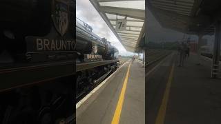 34046 ‘Braunton’ arriving at Shrewsbury station britishrailways railway train shorts [upl. by Rudman224]