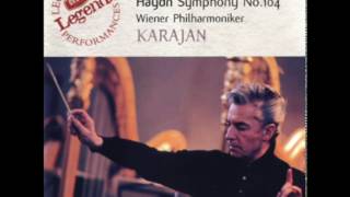 Karajan  Haydn Symphony No 104 in D major quotLondonquot in Part 2 Andante [upl. by Meara]