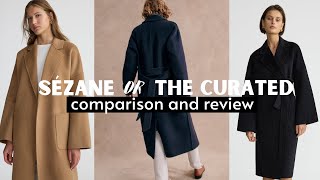 The Curated V Sézane  Which wool coat is best [upl. by Critchfield]