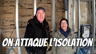 ep8 On commence lisolation intérieur de la maison [upl. by Coyle]