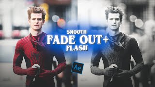 smooth fade out  flash  after effects tutorial [upl. by Ava]