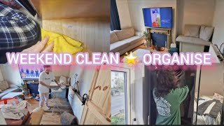 DECLUTTER 🌟 ORGANISE 🌟 CLEAN Real Home weekend clean up cleanwithme declutter organise [upl. by Redmond709]