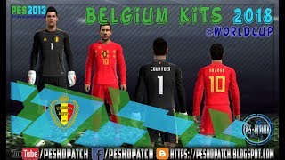 Belgium World Cup 2018 kits for PES 2013 [upl. by Westbrooke]