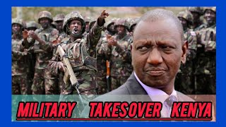 Military TakesOver kenya Officially after Gen Z burnt Parliament down [upl. by Veriee]