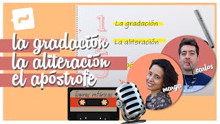 La gradación la aliteración y el apóstrofe [upl. by Ander]