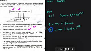 Photoelectric Effect Grade 12 Physics November 2024 F 1106667 °C [upl. by Lesh]