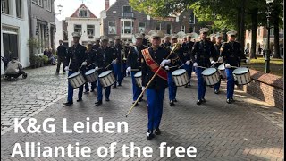 KampG Leiden  Alliance of the Free  Streetparade Vlaardingen 2024 [upl. by Ahseim]