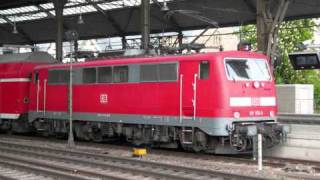 Duitse treinen  German trains  Aachen Hbf 05052010wmv [upl. by Nevets]