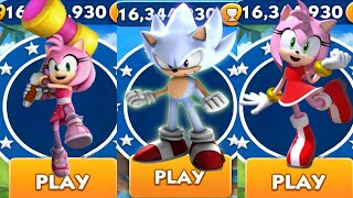 Sonic Dash  Paladin Amy VS Hyper Sonic VS Jingle Amy  Movie Sonic vs All Bosses Zazz Eggman [upl. by Ocana]