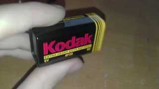 Kodak Extra Heavy Duty Battery 9V 6F22 9V [upl. by Aenil]