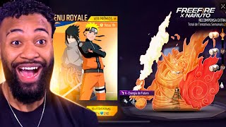 FINALMENTE NARUTO VAI CHEGAR NO FREE FIRE [upl. by Yclek]