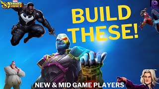 The BEST TEAMS for NEW and MID GAME PLAYERS December 2024  Marvel Strike Force  MSF [upl. by Sky]