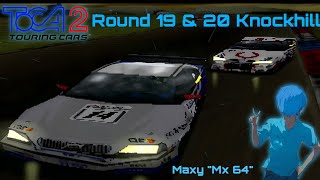 TOCA 2 PS1 Expert Championship Walkthrough  8 Stormy Battle at Knockhill [upl. by Akenet]