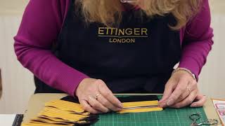 The Making of a Luxury Wallet Ettinger London [upl. by Aikyt]