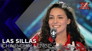 Elena Farga se sienta en una silla al ritmo de The Cranberries  Sillas 1  Factor X 2018 [upl. by Iey502]