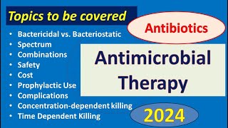 Antimicrobial TherapyAntibiotics II [upl. by Jecon]