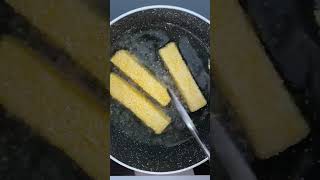 Fried polenta recipe with a smooth Parmesan cream [upl. by Henghold115]