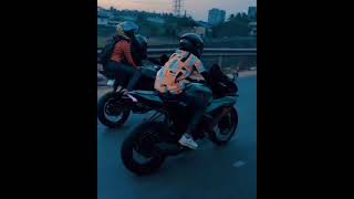 Tarsti hai nigahen aesthetic video✨ Lofi remix songs🎧  whatsapp status shorts Ktm R15v3 Rider [upl. by Agn]