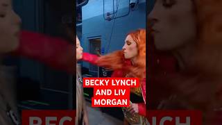 Becky Lynch and Liv Morgan beckylynch livmorgan wwe wweraw smackdown [upl. by Isadora872]