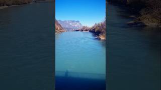 Austrian beautiful nature Inn river Tyrol Österreich austria travel shorts shortvideo nature [upl. by Anir]