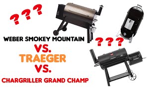 Comparison Traeger vs Weber vs CharGriller food bbq cover yt instagram 2023 best how new [upl. by Jameson]