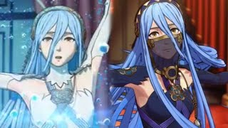 Fire Emblem Fates  Azuras Dance  Hoshido amp Nohr Versions Cutscenes English [upl. by Willabella]