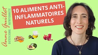 Alimentation antiinflammatoire  10 aliments antiinflammatoires naturels [upl. by Ialda]