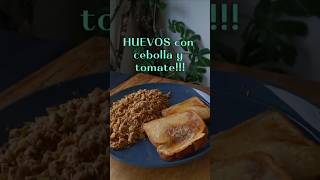 HUEVOS REVUELTOS🥘 Desayuno FACIL RÁPIDO Y DELICIOSO en minutos recetasfaciles recetas food [upl. by Mariel]