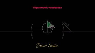 Trigonometric visualised 😢 shorts viral maths trigonometry [upl. by Fenner168]