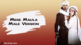 Mere Maula Song  Lyrical Video  Male Version  Razia Sultan [upl. by Tanny]