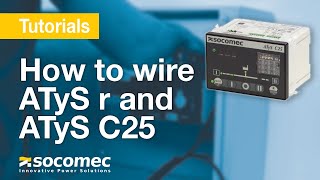 Tutorial  How to wire ATyS r and ATyS C25 as an Automatic Transfer Switches [upl. by Manolo]