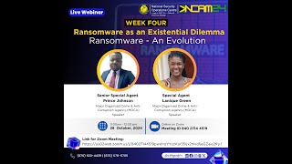 NCAM24  Ransomware as an Existential Dilemma Webinar Ransomware  An Evolution [upl. by Dnomyad]