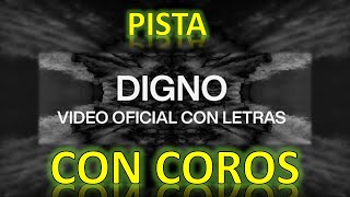 Digno Worthy  Spanish  Elevation Worship  PISTA CON COROS [upl. by Nitsirc]