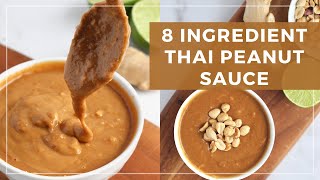 Easy ThaiStyle Peanut Sauce [upl. by Debbra]