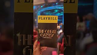 The Great Gatsby Broadway Theater Times Square Broadway Shows Musicals [upl. by Noslen]