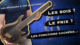 GUITARE BERDAH  Je vous présente LA 8 CORDES HEADLESS [upl. by Eiggem468]