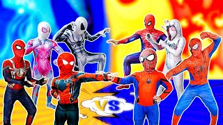 KID SPIDER MAN gets lost in a mysterious world Who is KID SPIDER MANs dad Best action video [upl. by Ojibbob]