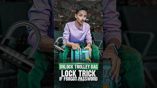 Unlock Trolley Bag Lock 🔓  If FORGOT PASSWORD 😔 [upl. by Moshe]